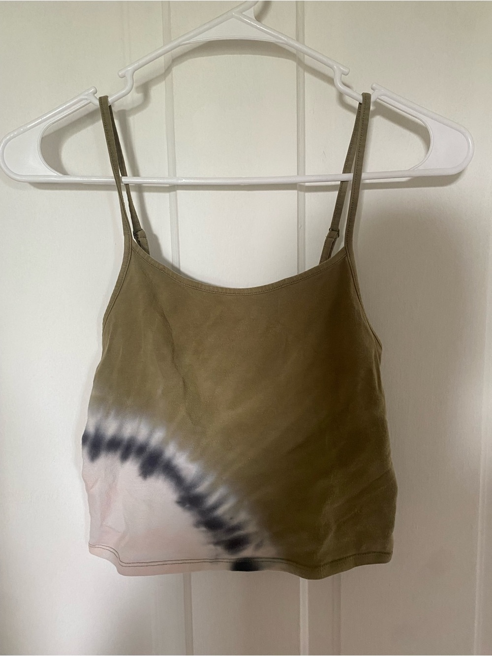 Olive Tie-Dye Cami Tank Top - Women